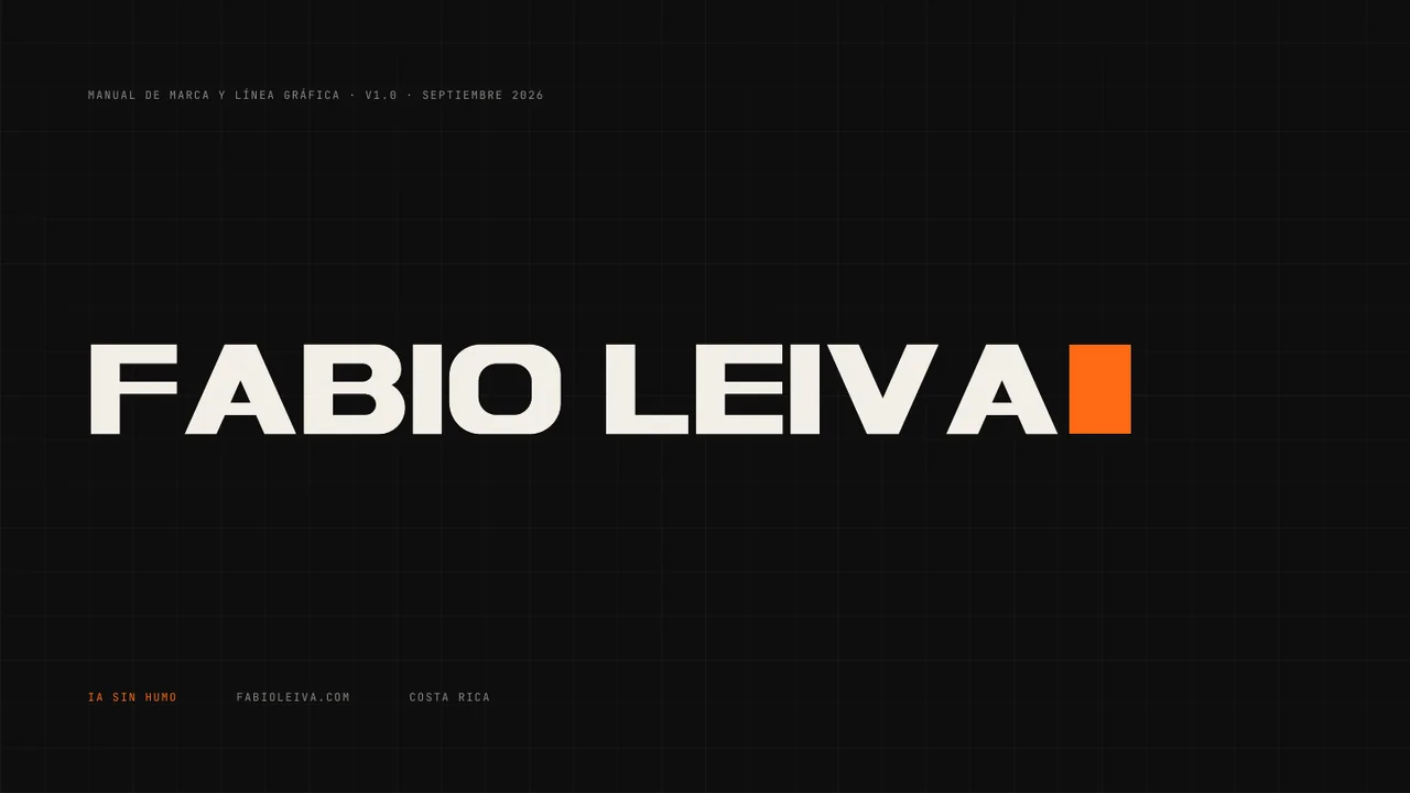Manual de marca de Fabio Leiva, página 1 de 31