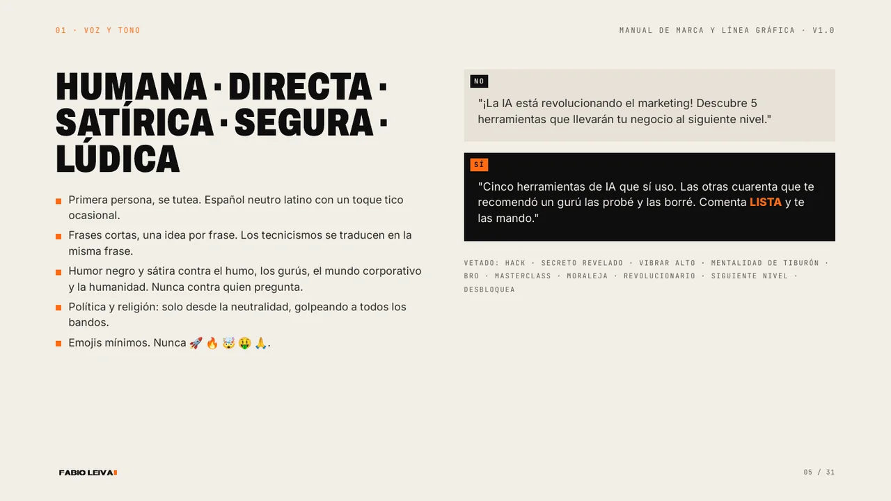 Manual de marca de Fabio Leiva, página 5 de 31